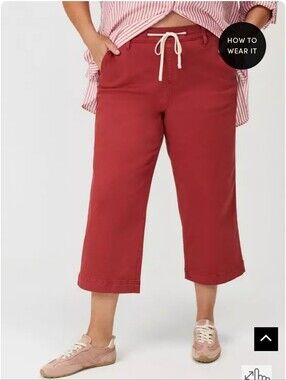 Torrid Wide Leg Crop Pants